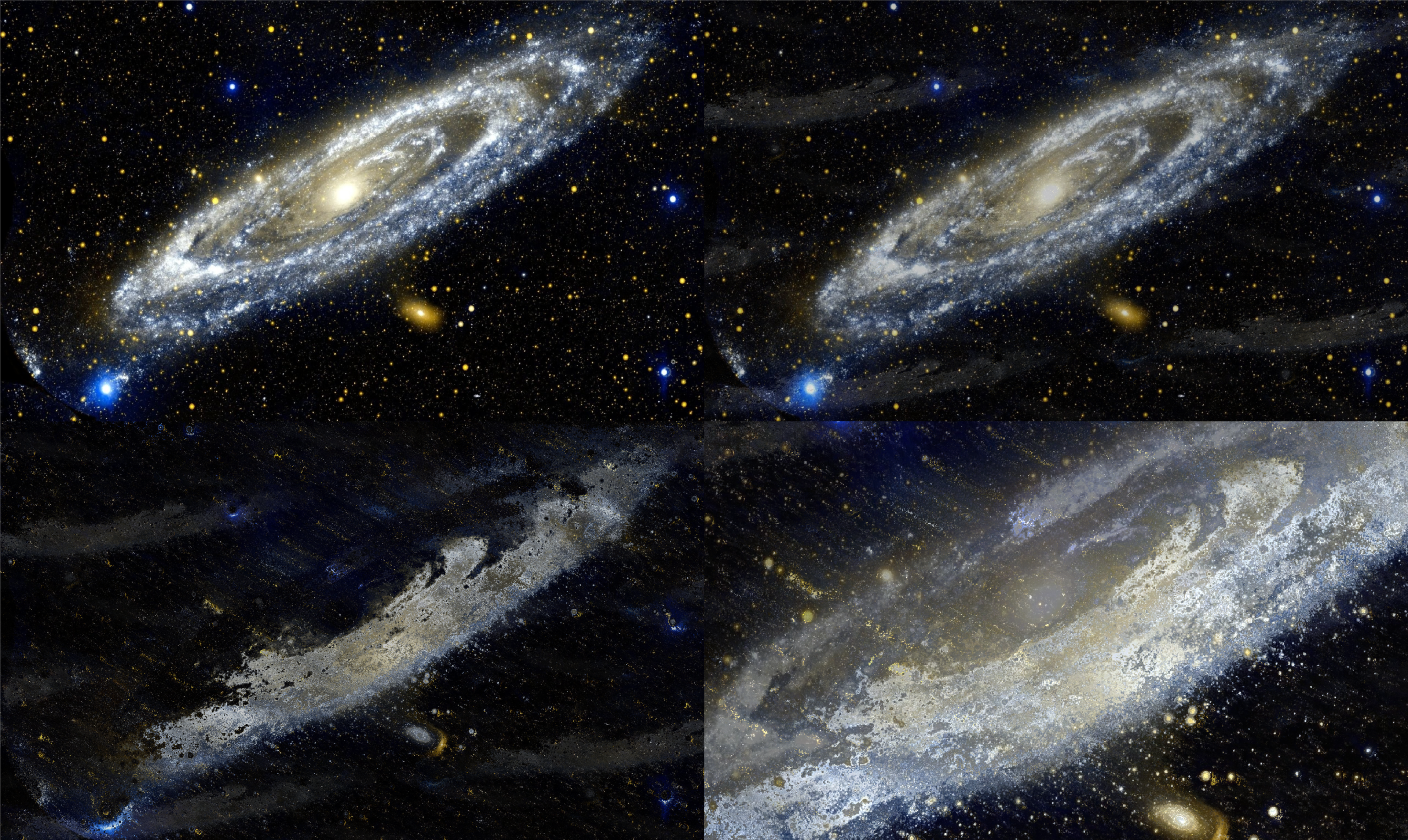 GaLactic intermediary steps