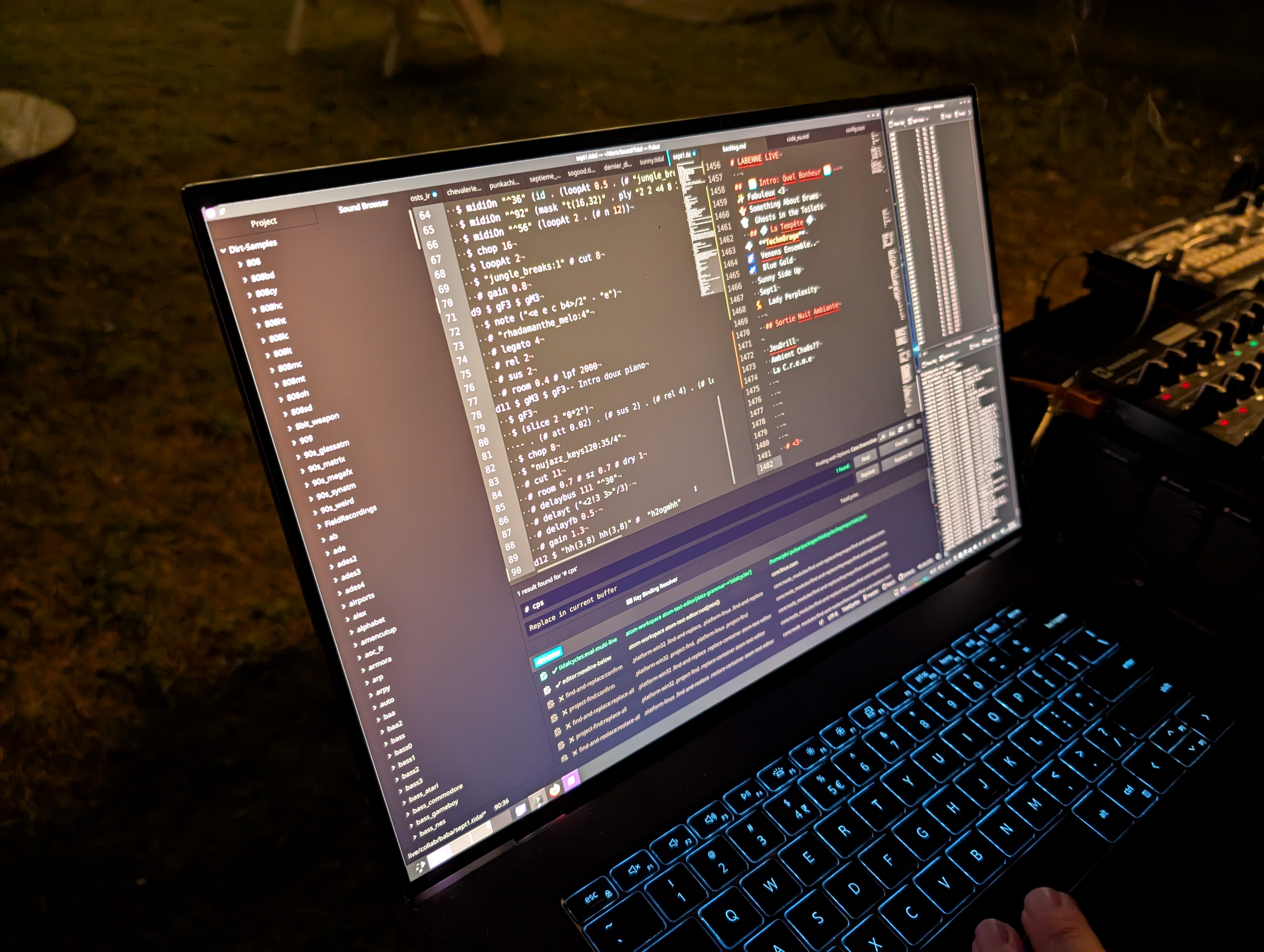v0 · ParVagues en live coding